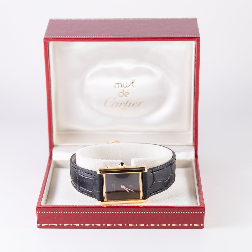 CARTIER LM MUST DE TANK Tortoiseshell - Like  BOX