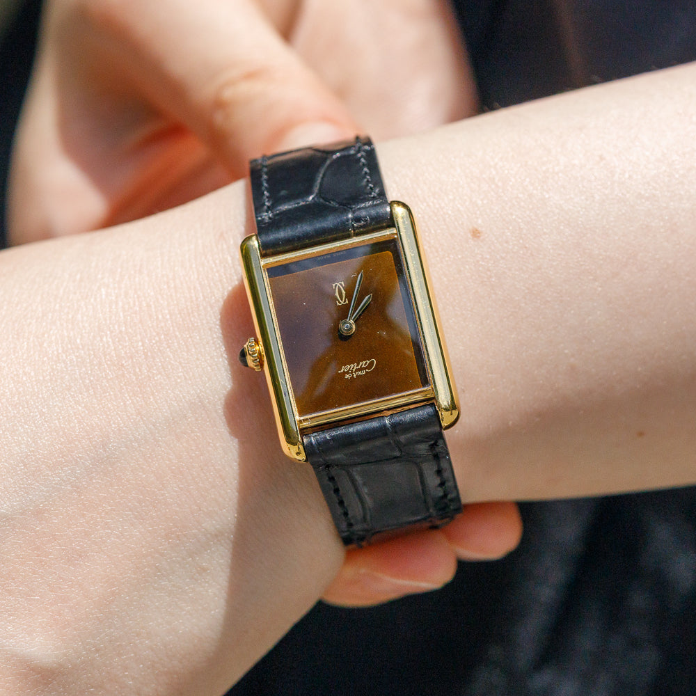 CARTIER LM MUST DE TANK Tortoiseshell - Like  BOX