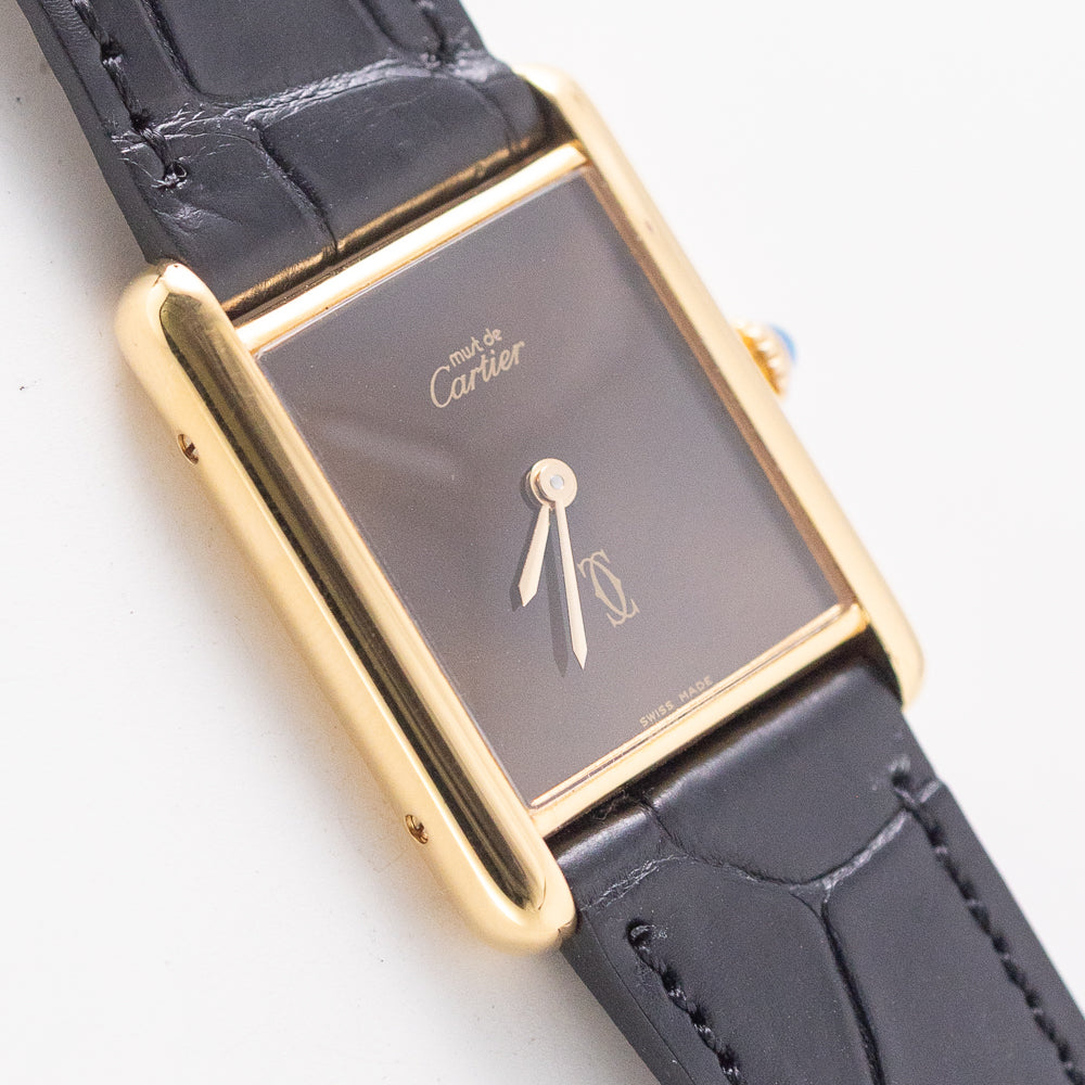 CARTIER LM MUST DE TANK Tortoiseshell - Like  BOX