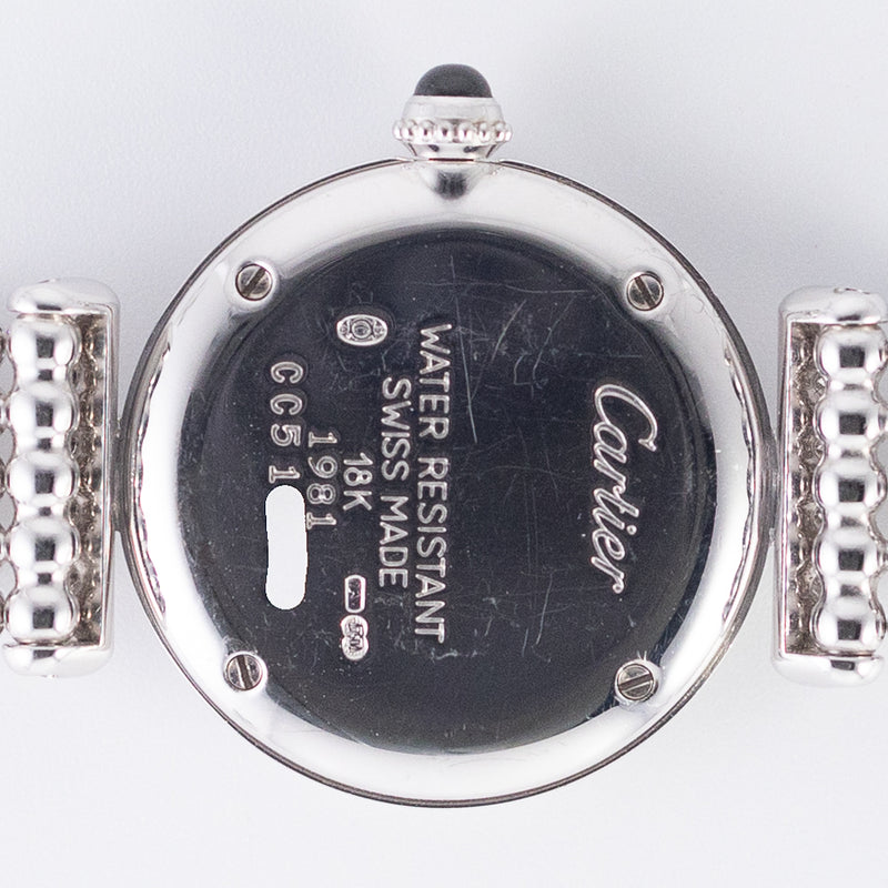 CARTIER SM Colisee 18K White Gold Ref.1981