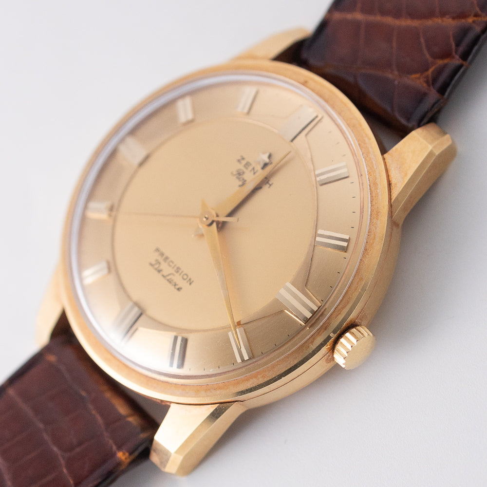 ZENITH 37mm Port Royal TYPE Dial 18KYG Ref.2101T BOX
