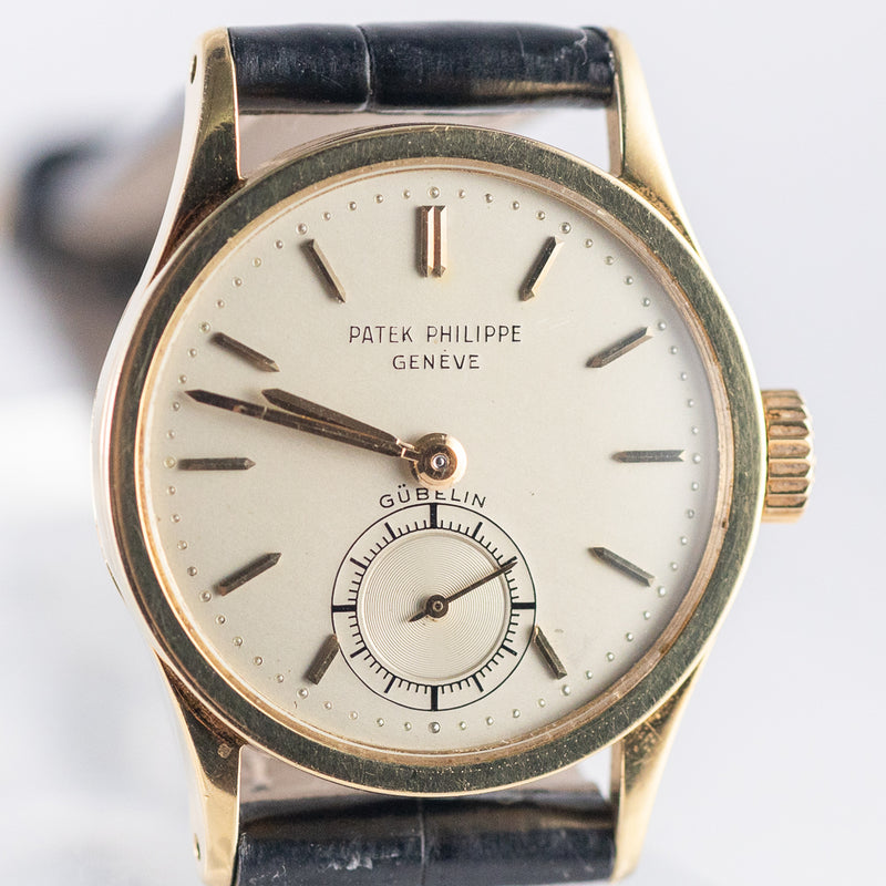 PATEK PHILIPPE Calatrava Ref.448 GÜBELIN 1955 w. Extract from the Archives