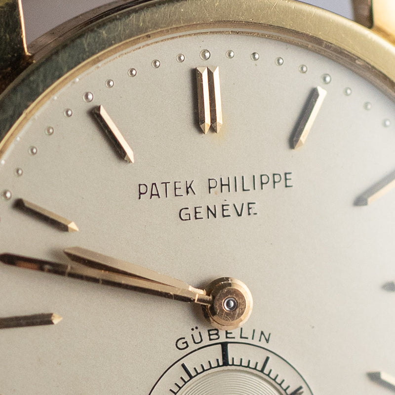 PATEK PHILIPPE Calatrava Ref.448 GÜBELIN 1955 w. Extract from the Archives