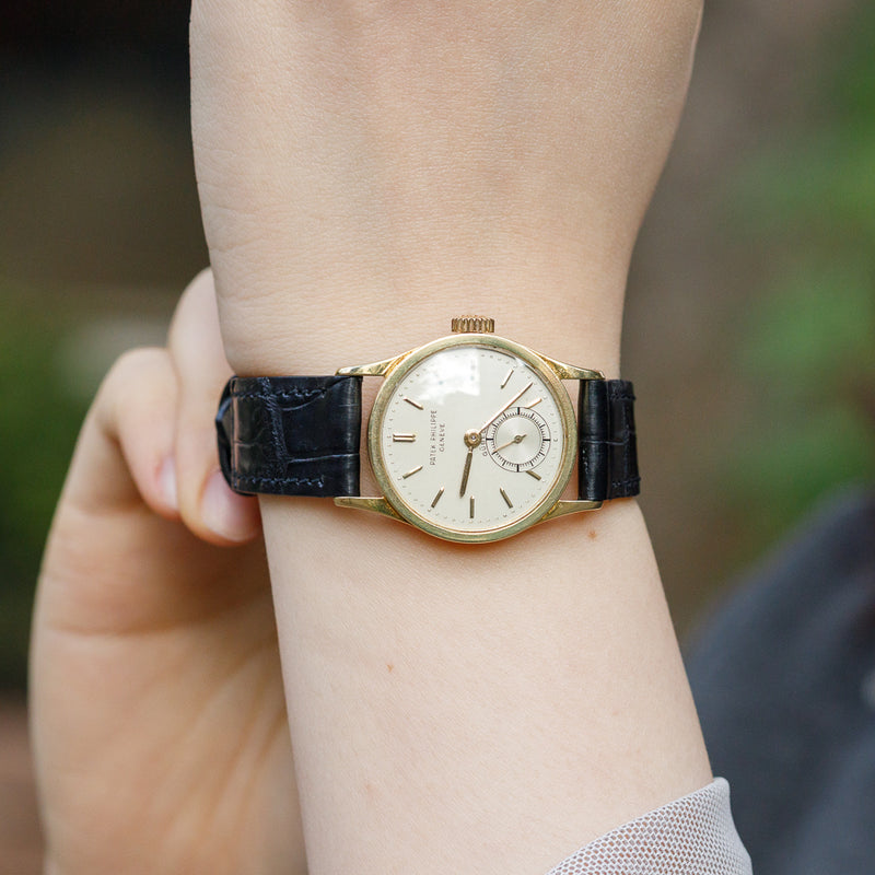 PATEK PHILIPPE Calatrava Ref.448 GÜBELIN 1955 w. Extract from the Archives