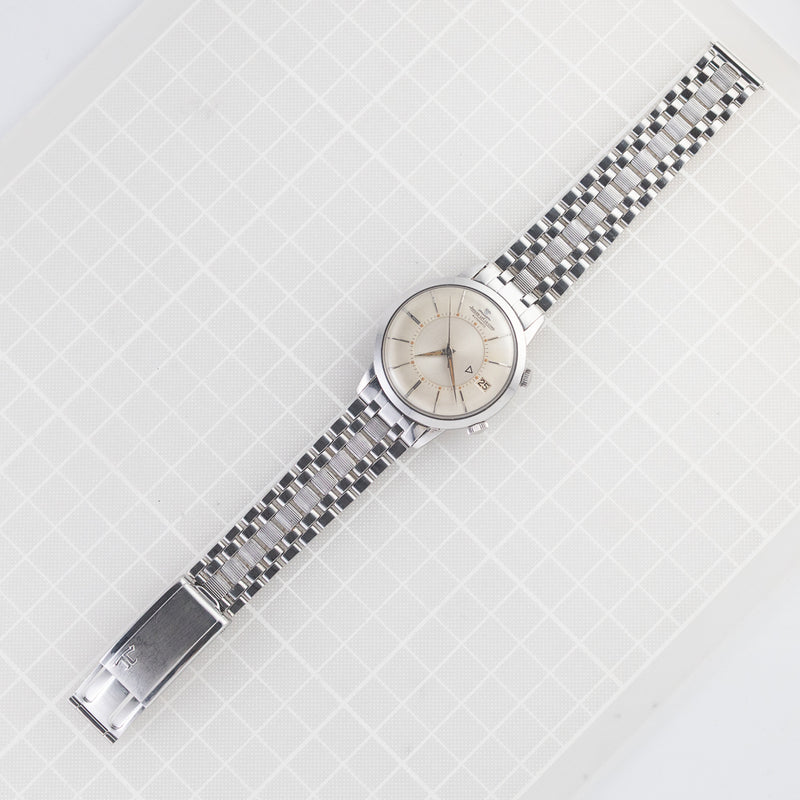 JAEGER LECOULTRE MEMOVOX Ref.E855 w.Original Gay Frères Bracelet