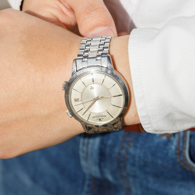 JAEGER LECOULTRE MEMOVOX Ref.E855 w.Original Gay Frères Bracelet