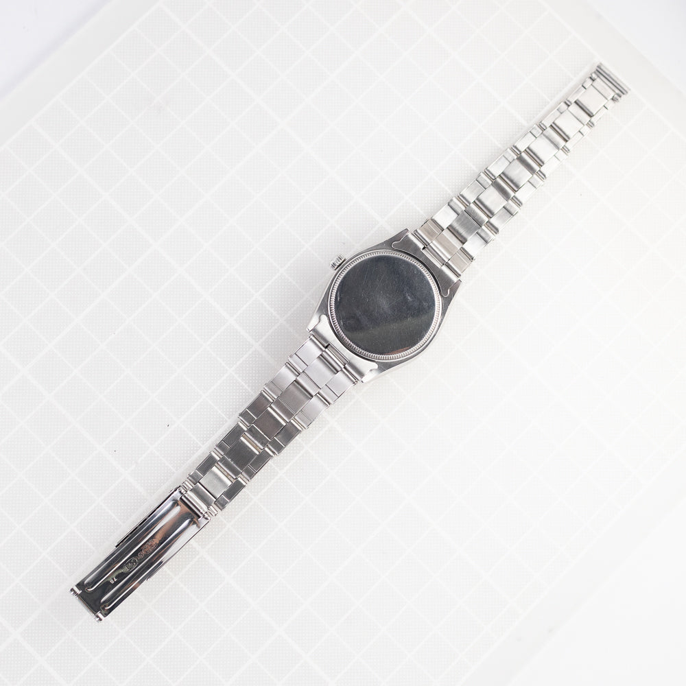 ROLEX OYSTERDATE Black Gilt Debossed Dial Ref.6294