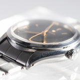 ROLEX OYSTERDATE Black Gilt Debossed Dial Ref.6294