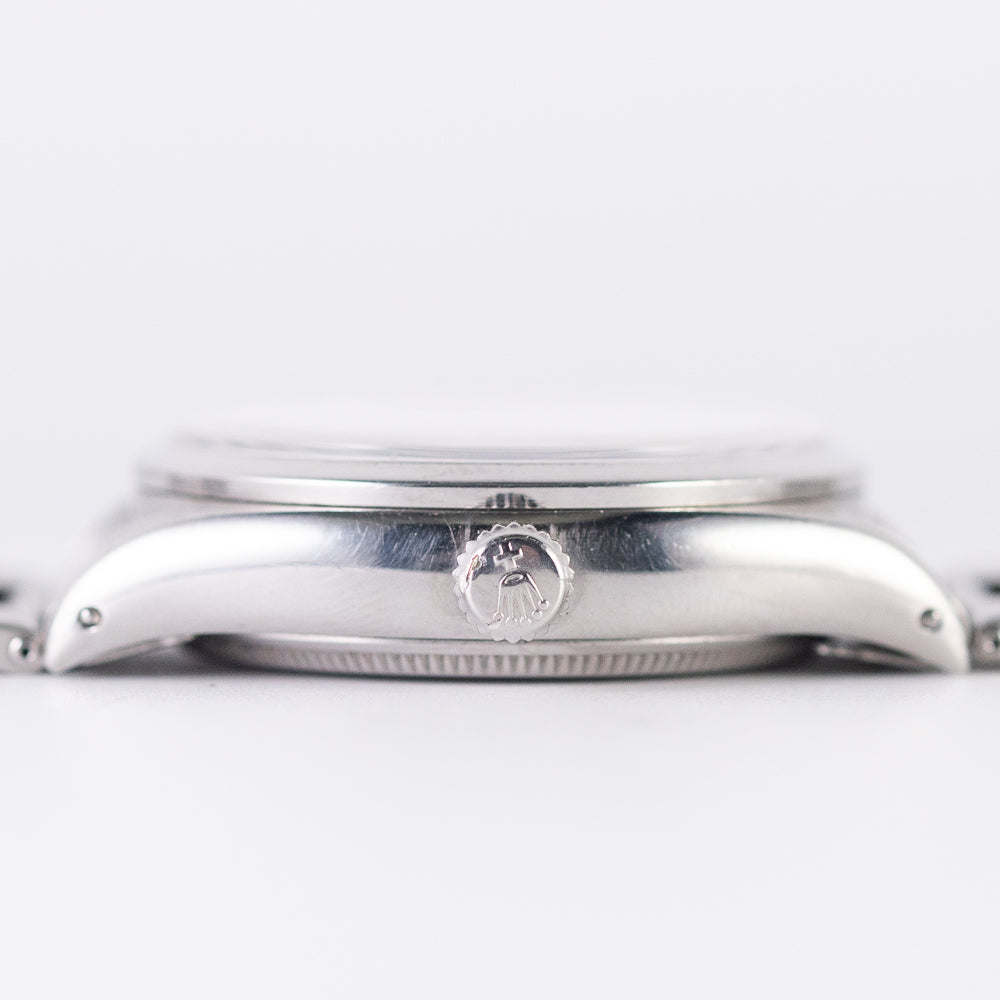 ROLEX OYSTERDATE Black Gilt Debossed Dial Ref.6294