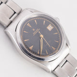 ROLEX OYSTERDATE Black Gilt Debossed Dial Ref.6294