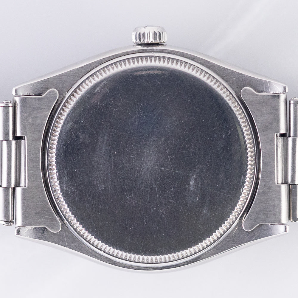 ROLEX OYSTERDATE Black Gilt Debossed Dial Ref.6294