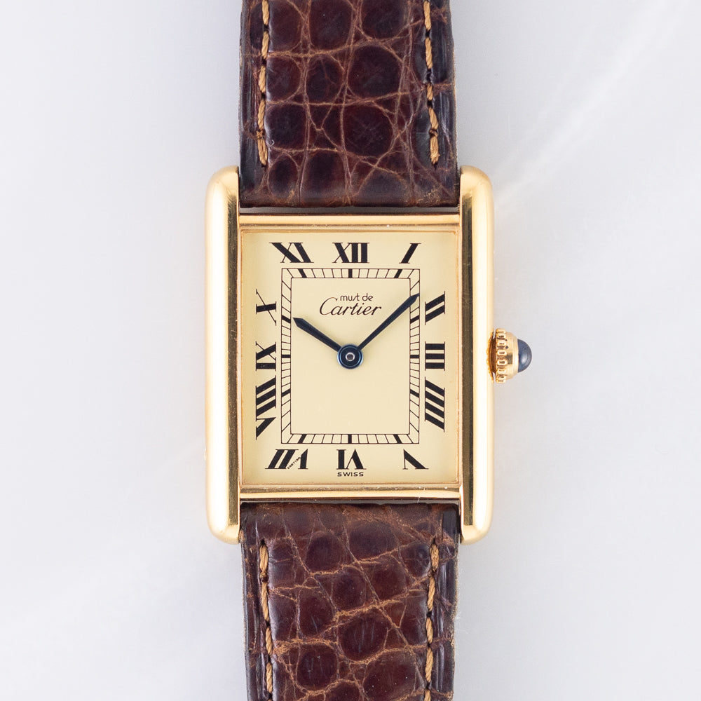 CARTIER LM MUST DE TANK REF.590005 w.BOX and Paper