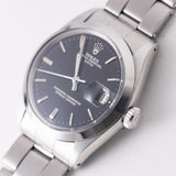 ROLEX OYSTER PERPETUAL DATE Black Gilt Dial Ref.1500