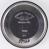 ROLEX OYSTER PERPETUAL DATE Black Gilt Dial Ref.1500