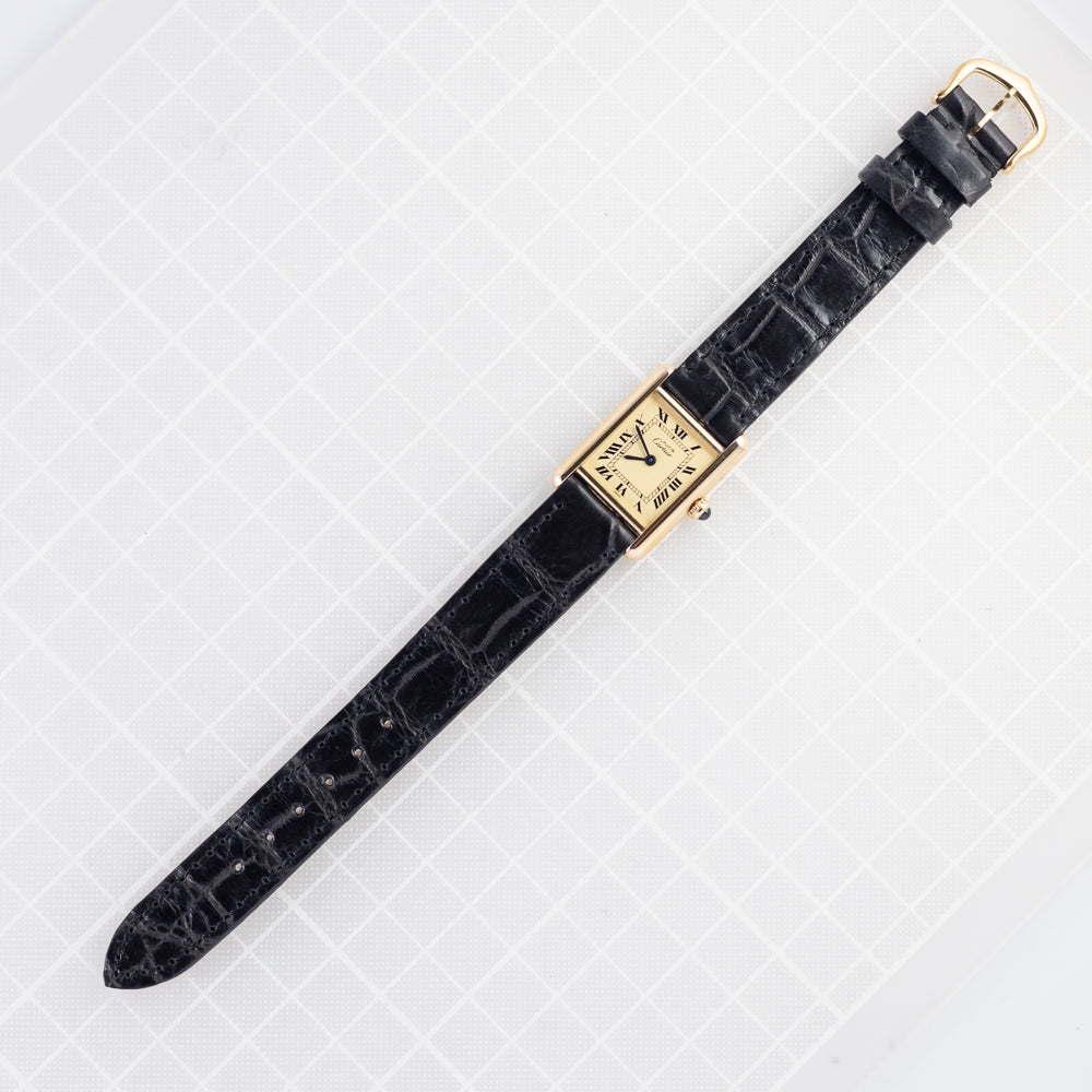 カルティエ Cartier マストタンク ヴァルメイユ1613 CARTIER SM MUST DE TANK REF.1613 – TIMEANAGRAM