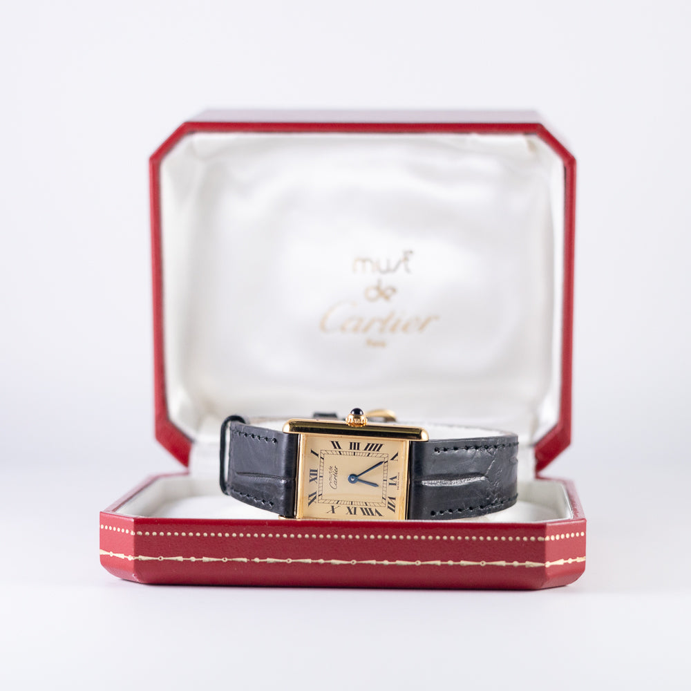 CARTIER LM MUST DE TANK REF.590005 BOX　