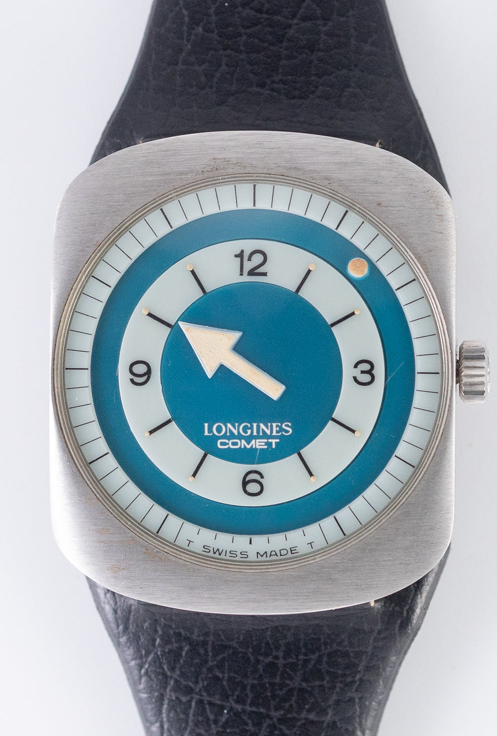 LONGINES COMET Blue Dial Ref.8475  NEW OLD STOCK Tag