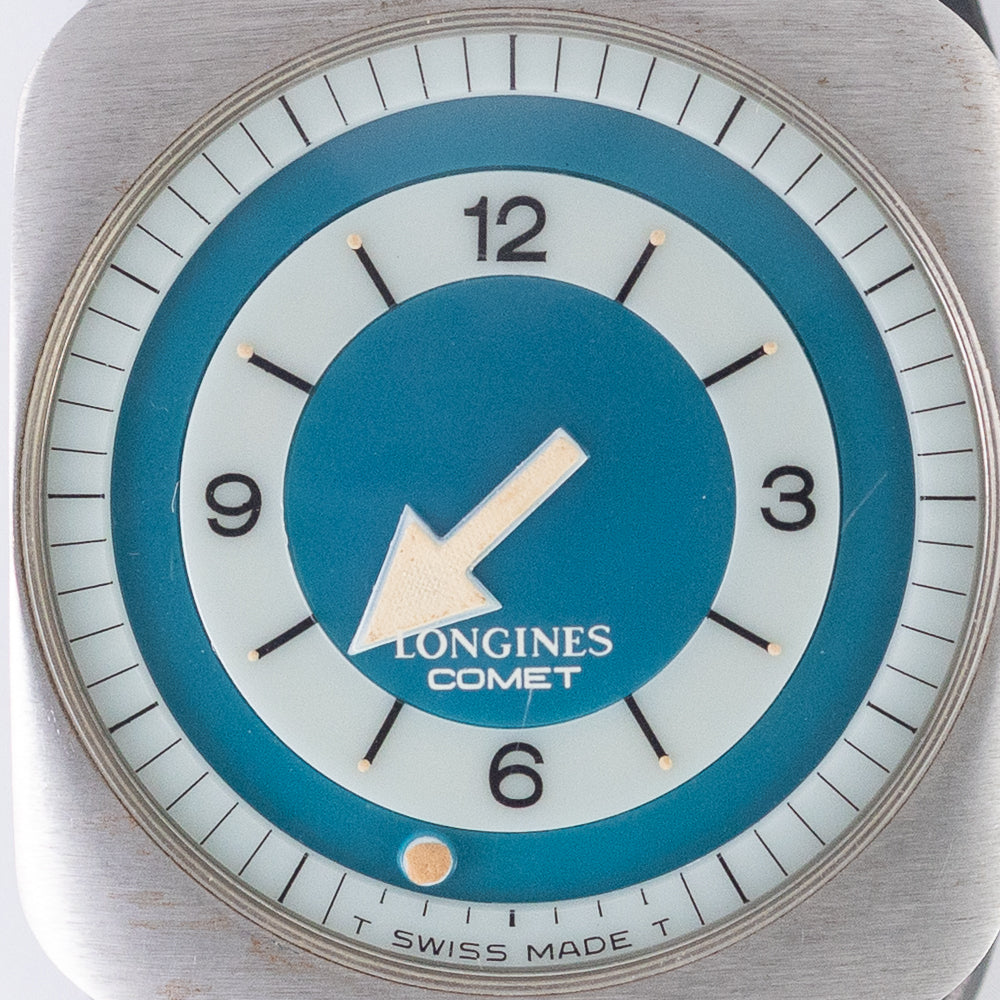 LONGINES COMET Blue Dial Ref.8475  NEW OLD STOCK Tag
