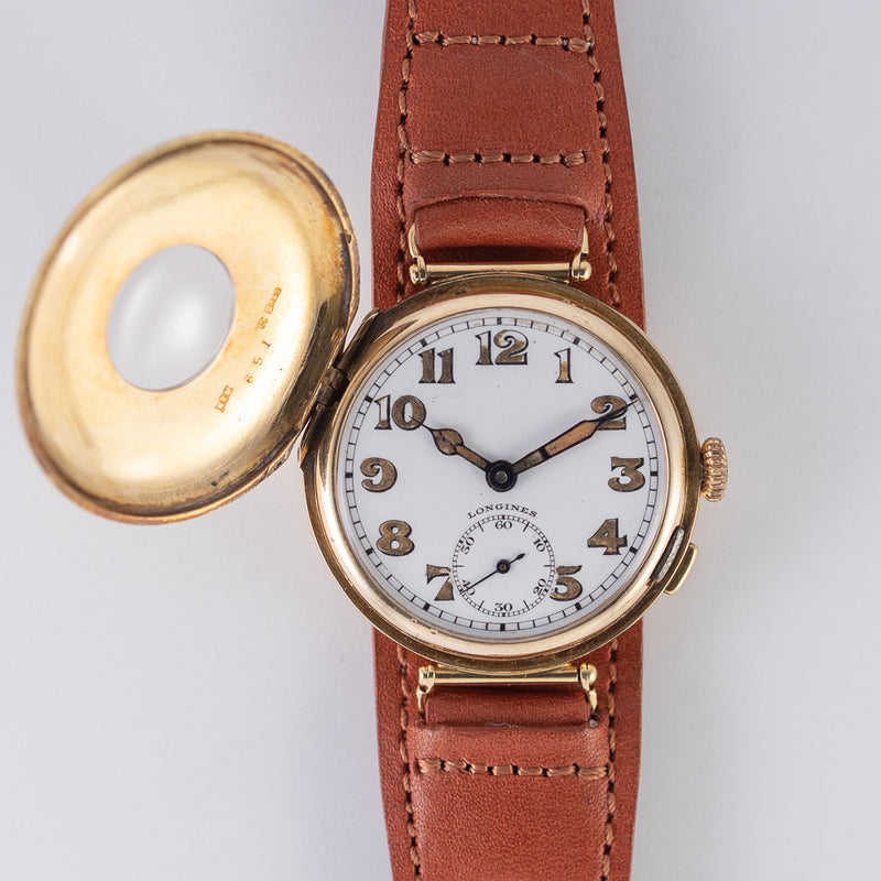 LONGINES Hunter 18k yellow gold Case Cal.12.92