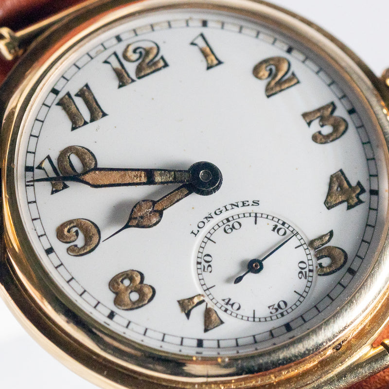 LONGINES Hunter 18k yellow gold Case Cal.12.92