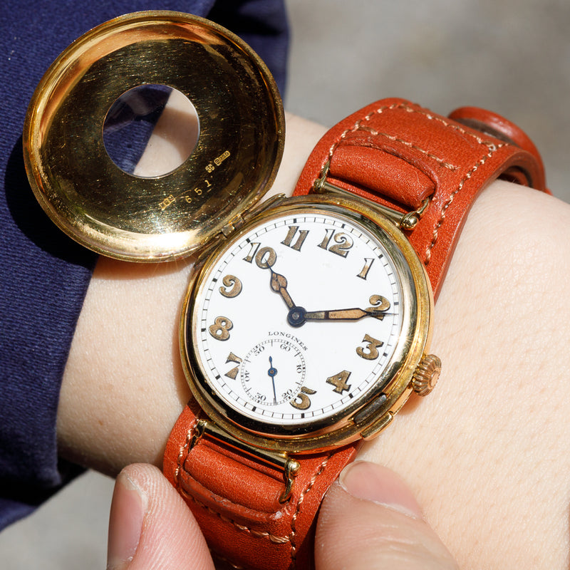 LONGINES Hunter 18k yellow gold Case Cal.12.92