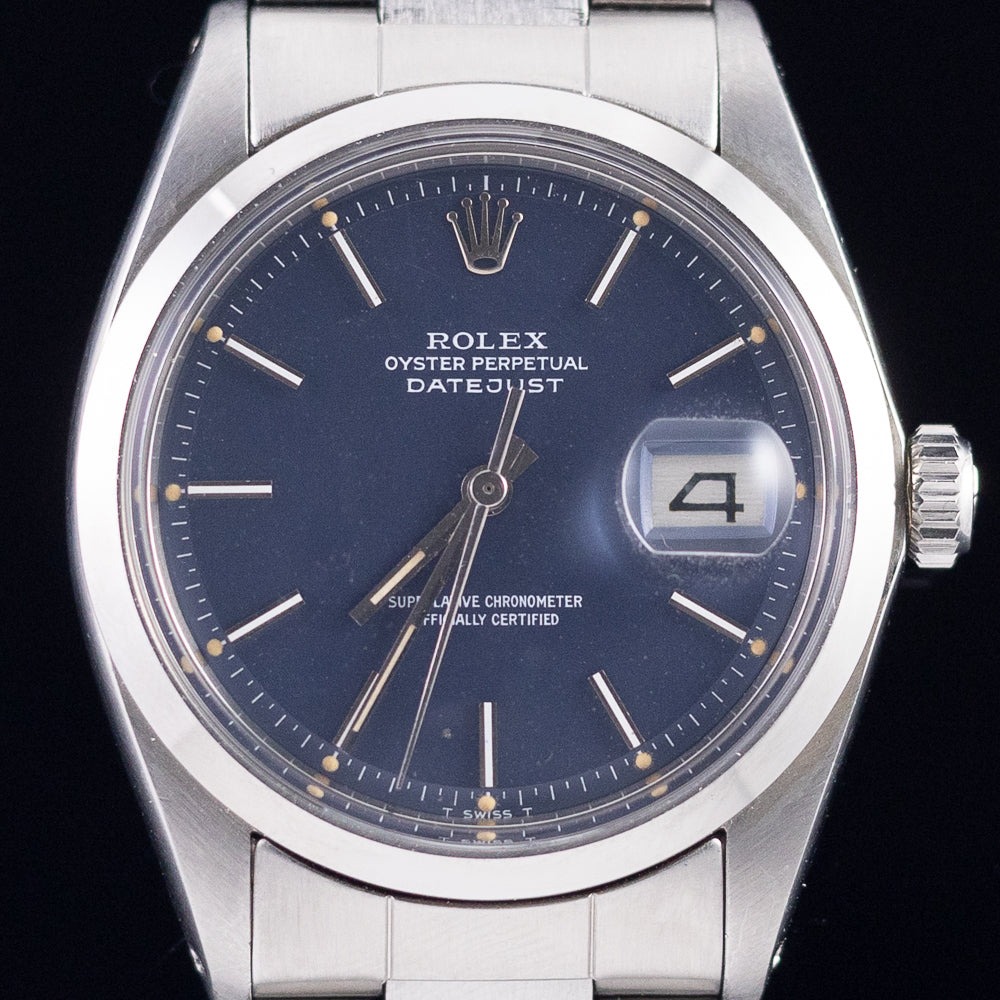 ROLEX DATEJUST Ref.1600 Blue Dial