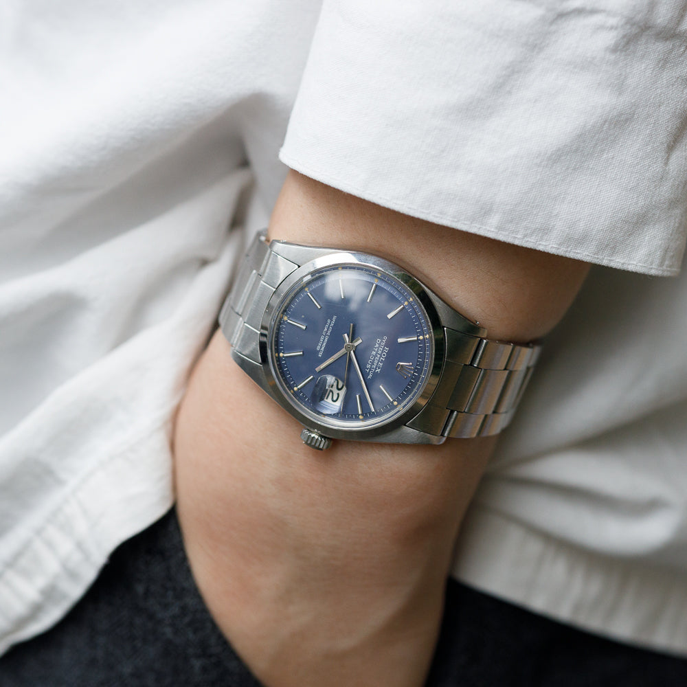 ROLEX DATEJUST Ref.1600 Blue Dial