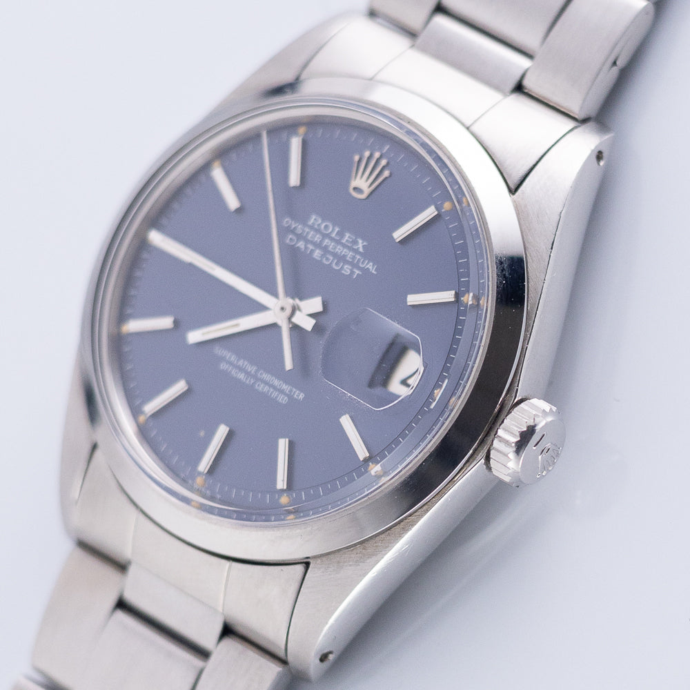 ROLEX DATEJUST Ref.1600 Blue Dial