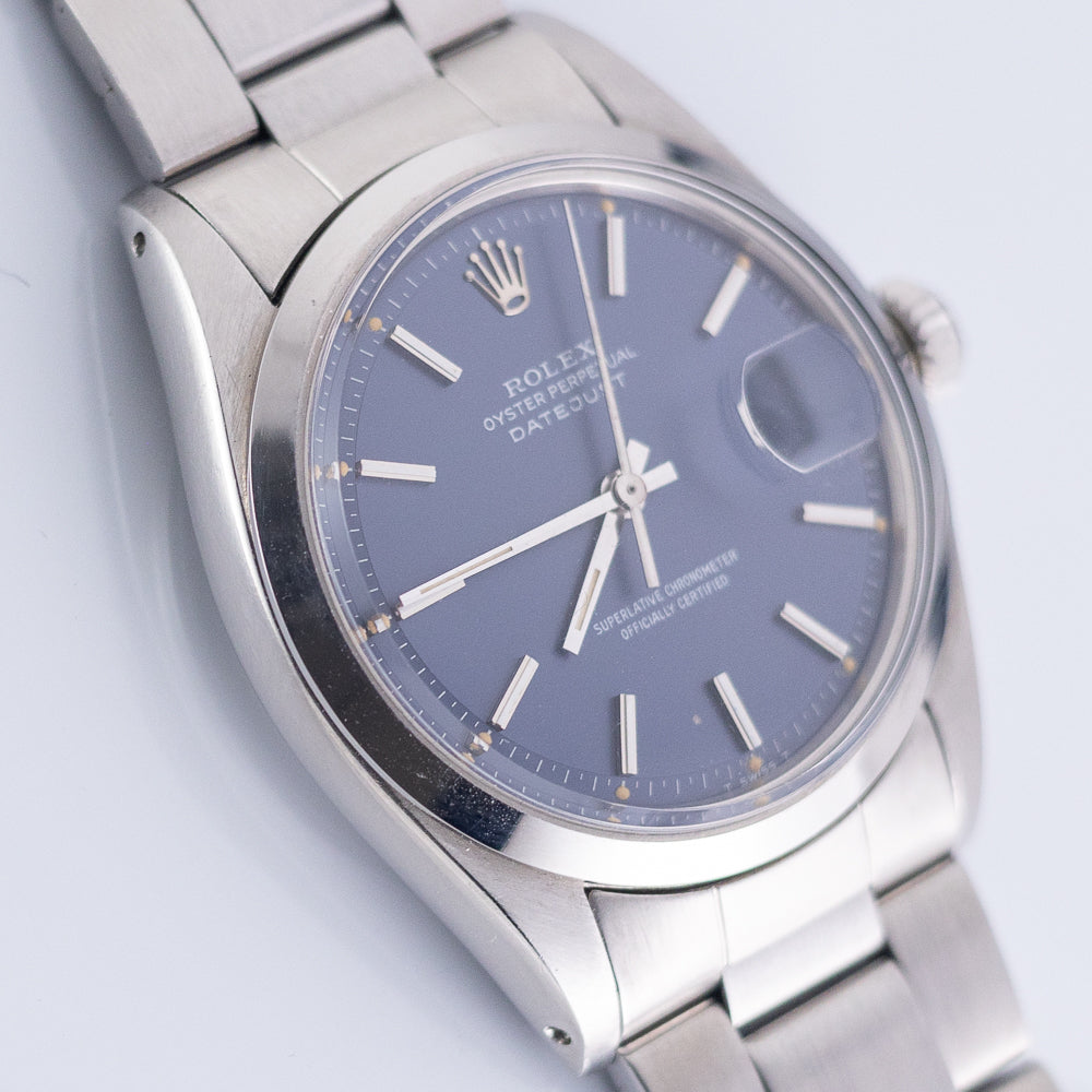 ROLEX DATEJUST Ref.1600 Blue Dial