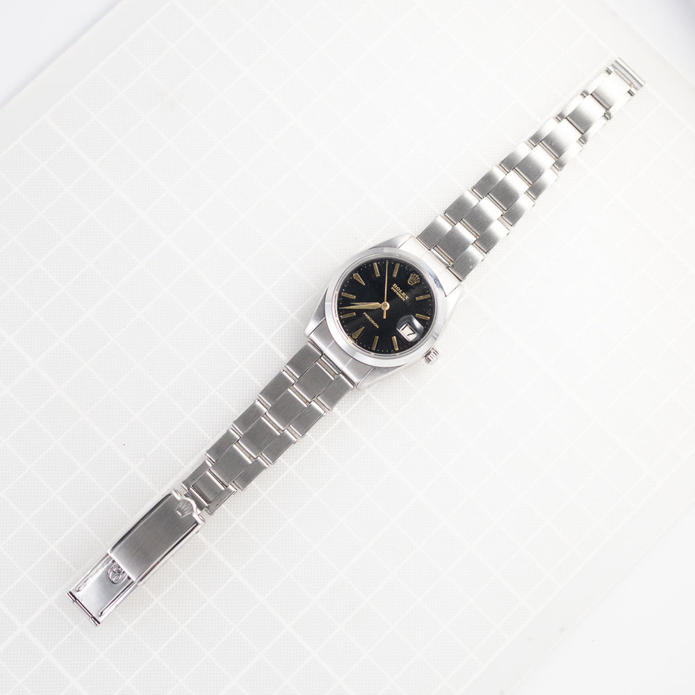 ROLEX OYSTERDATE Black Gilt No Lum Re.6694