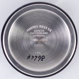 ROLEX OYSTERDATE Black Gilt No Lum Re.6694