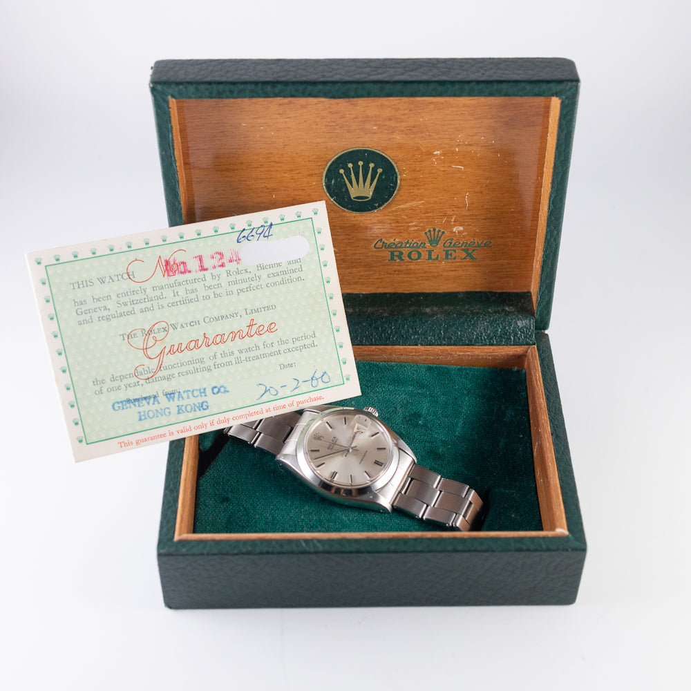 ROLEX OYSTERDATE Ref.6694 w.BOX and Paper – TIMEANAGRAM