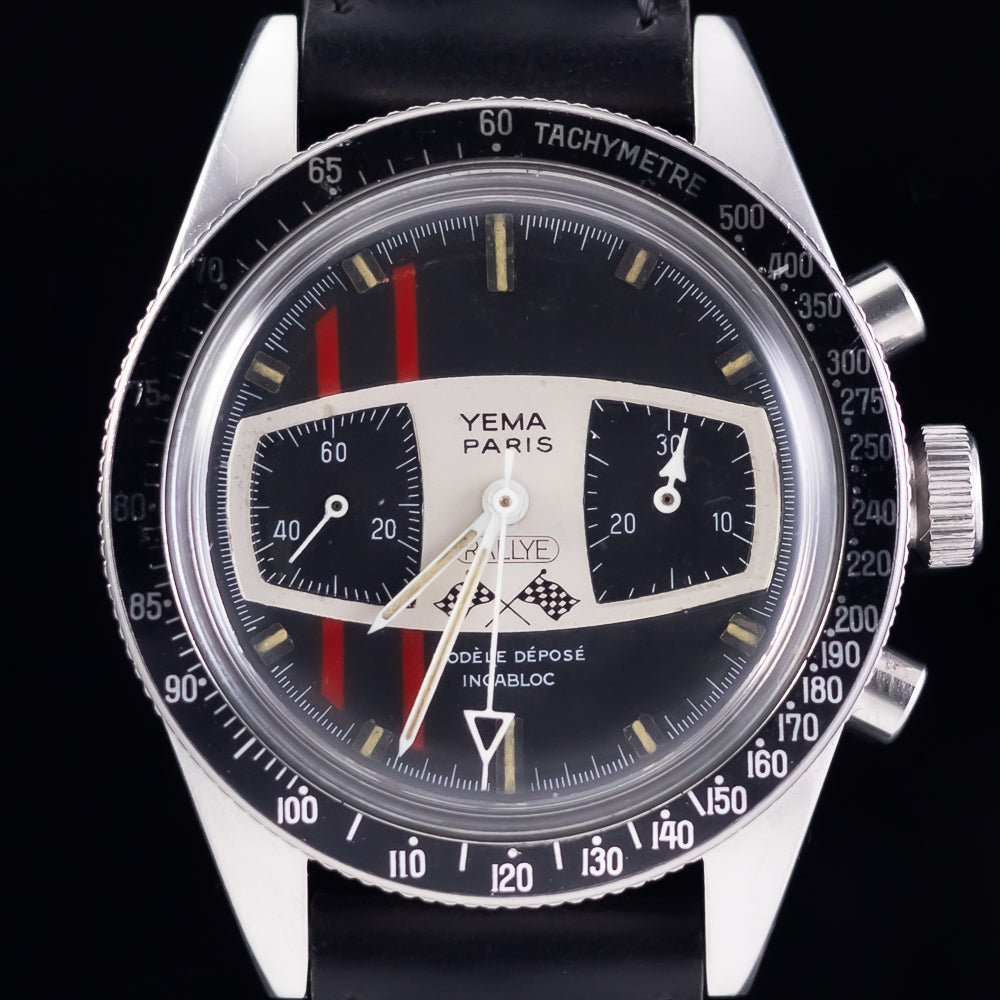 R*B様 YEMA RALLYE クロノグラフ メンズ 腕時計 YEMA RALLYE MARIO ANDRETTI No Date – TIMEANAGRAM