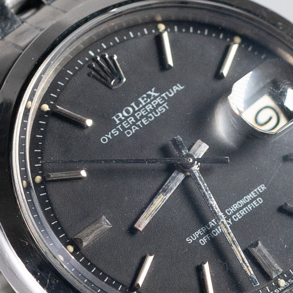 ROLEX DATEJUST Black Matte Ref.1600