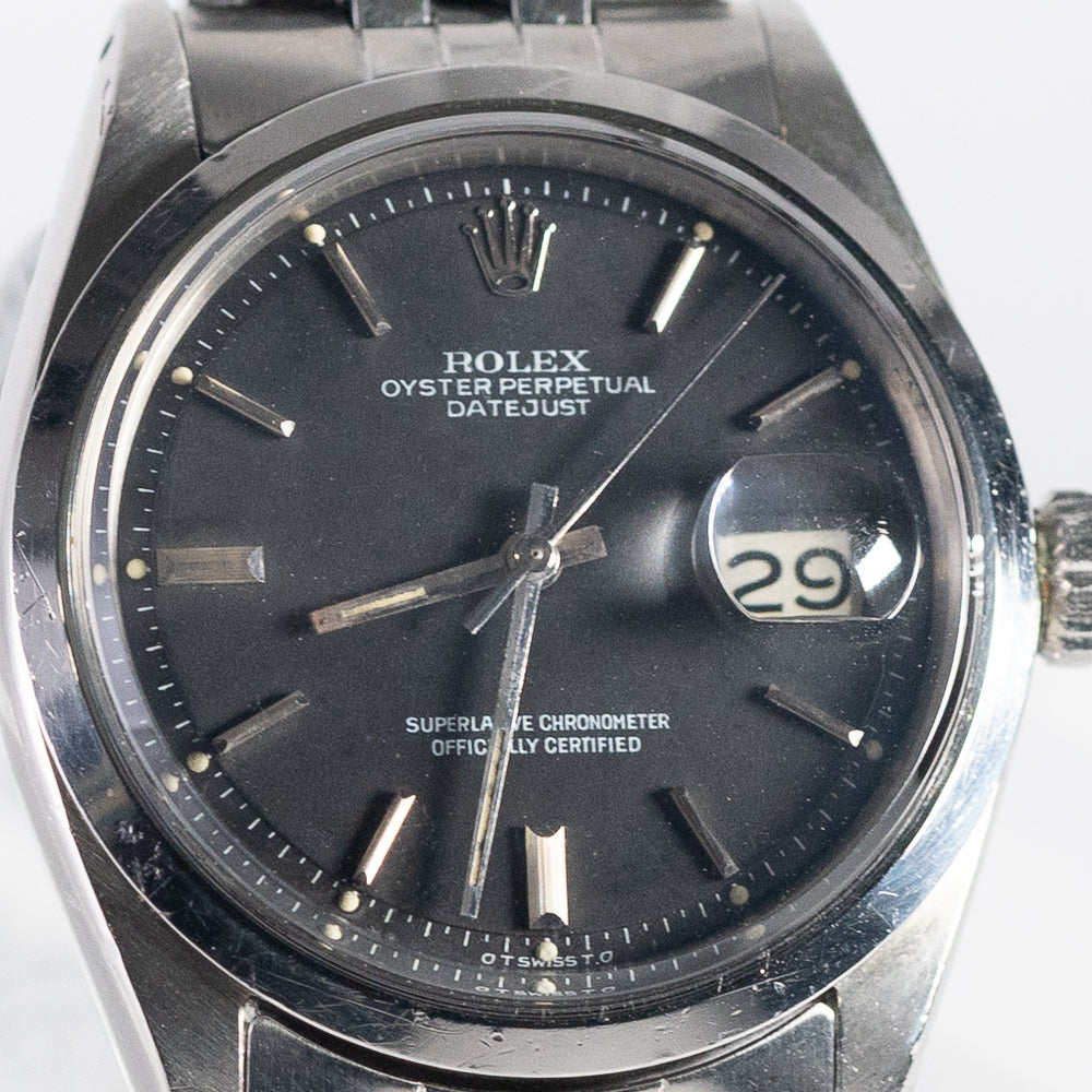 ROLEX DATEJUST Black Matte Ref.1600