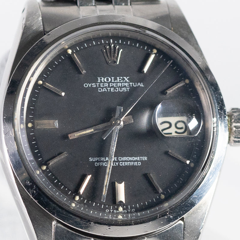 ROLEX DATEJUST Black Matte Ref.1600