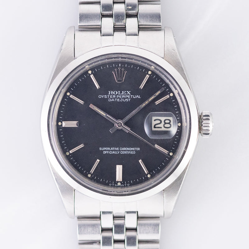 ROLEX DATEJUST Black Matte Ref.1600