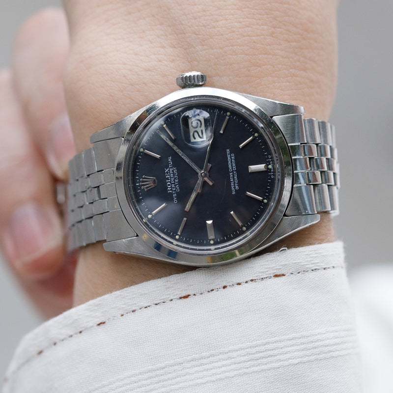 ROLEX DATEJUST Black Matte Ref.1600