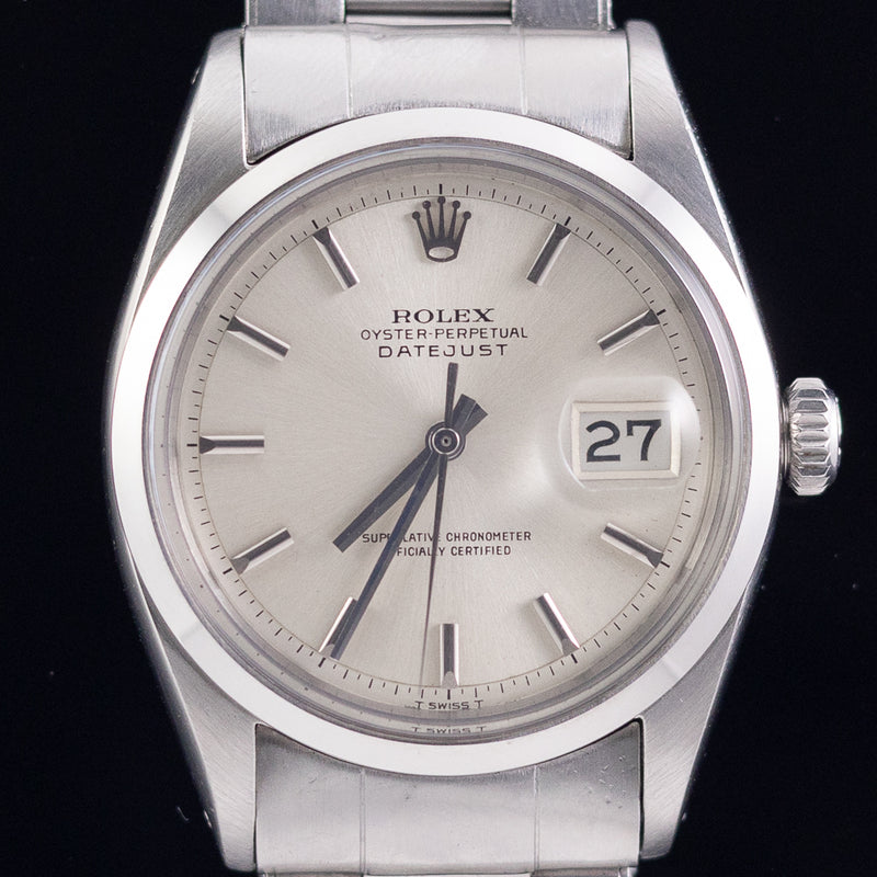 ROLEX DATEJUST No Lum Ref.1600 w.7206 Bracelet 67/4
