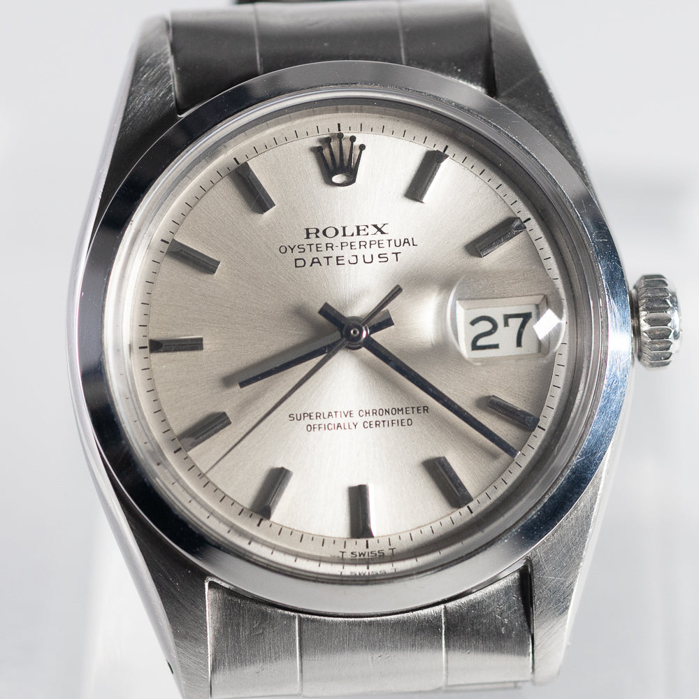 ROLEX DATEJUST No Lum Ref.1600 w.7206 Bracelet 67/4
