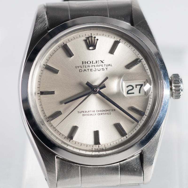 ROLEX DATEJUST No Lum Ref.1600 w.7206 Bracelet 67/4