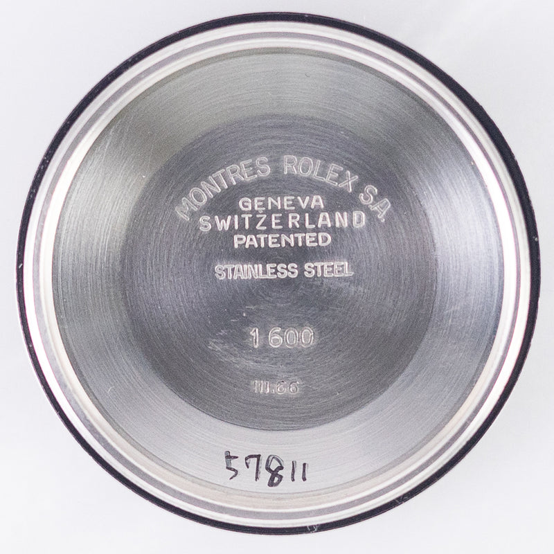 ROLEX DATEJUST No Lum Ref.1600 w.7206 Bracelet 67/4