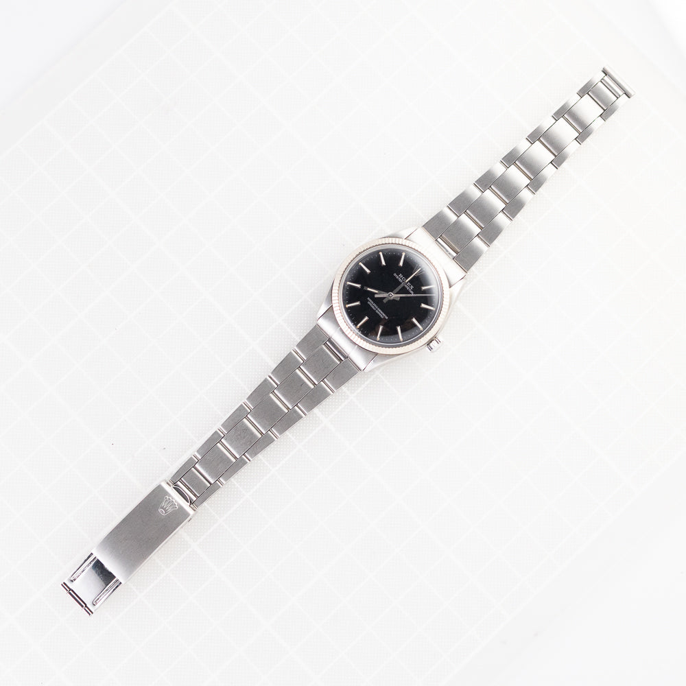 ROLEX OYSTER PERPETUAL Black Mirror DIAL Ref.1005