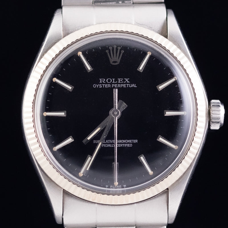 ROLEX OYSTER PERPETUAL Black Mirror DIAL Ref.1005