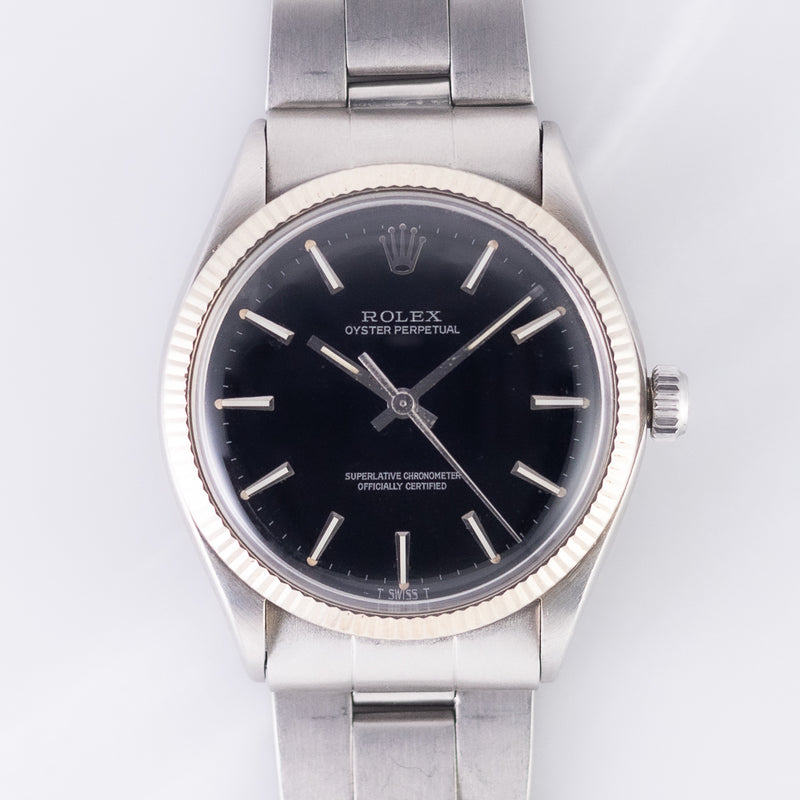 ROLEX OYSTER PERPETUAL Black Mirror DIAL Ref.1005