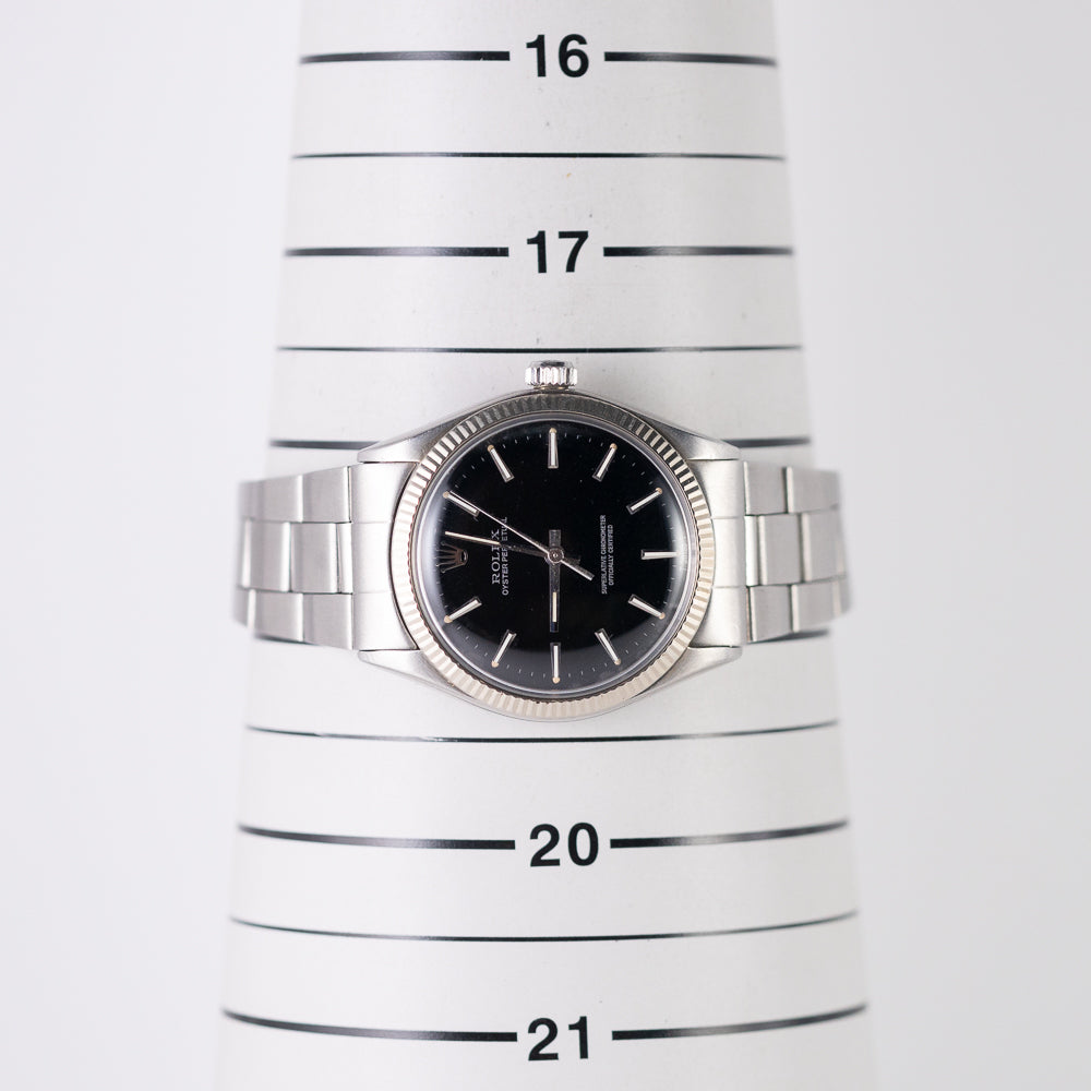 ROLEX OYSTER PERPETUAL Black Mirror DIAL Ref.1005