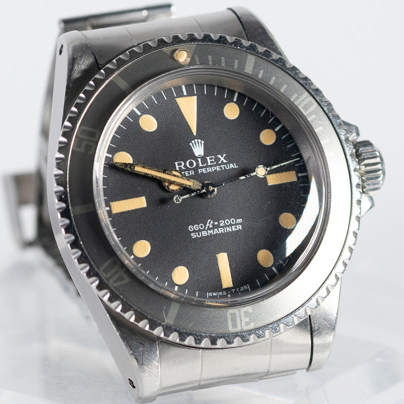 ROLEX SUBMARINER No Serif Ref.5513 GHOST BEZEL