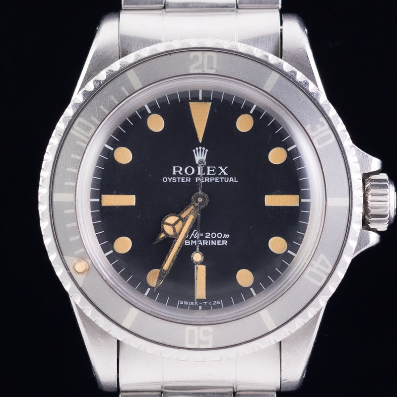 ROLEX SUBMARINER No Serif Ref.5513 GHOST BEZEL