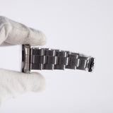 ROLEX OYSTER PERPETUAL Black Gilt Dial  Ref.1007  BOX and Paper