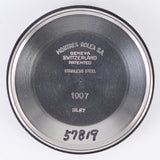 ROLEX OYSTER PERPETUAL Black Gilt Dial  Ref.1007  BOX and Paper